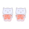 Transparent Acrylic Enamel Beads TACR-N012-005D-2
