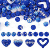 58Pcs Handmade Polymer Clay Rhinestone Beads CLAY-BT0001-08-1