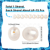 1 Strand Natural Cultured Freshwater Pearl Beads Strands PEAR-SC0001-42-2