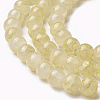 Spray Painted Glass Beads Strands X-GLAA-A038-C-41-3