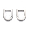 Tarnish Resistant 304 Stainless Steel Huggie Hoop Earrings STAS-J033-12B-P-2
