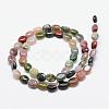 Natural Indian Agate Beads Strands G-N0173-02-6x8mm-2