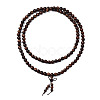 Mala Bead Bracelet X-WOOD-T030-02-2