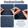 60Pcs 2 Colors Steel Wire Spring Stretch Bracelets Set BJEW-OC0001-19-4