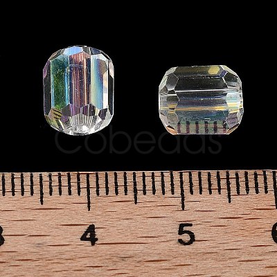 Electroplate Column Glass Beads EGLA-A043-02-AB02-1