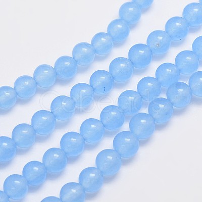 Natural & Dyed Malaysia Jade Bead Strands X-G-A146-6mm-A20-1