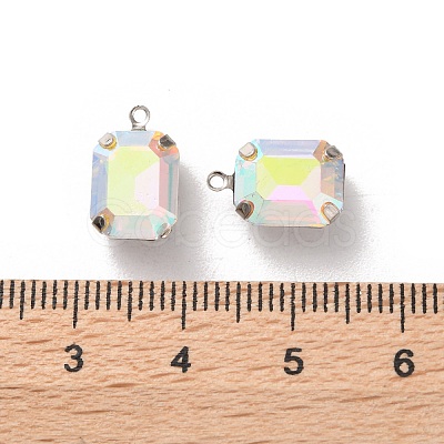 Rhinestone Pendants RGLA-P038-02P-08-1