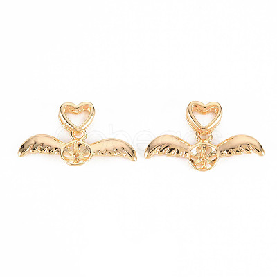 Brass Peg Bails Pendants LS-KK-T062-165G-NF-1