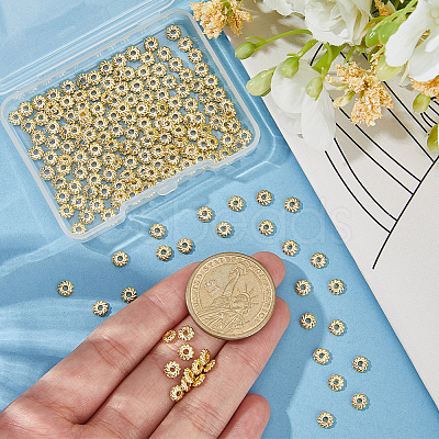 200Pcs Eco-Friendly Alloy Spacer Beads FIND-BBC0004-79-1