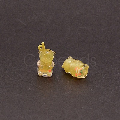 Transparent Resin Pendants LS-RESI-CJC0008-14A-1