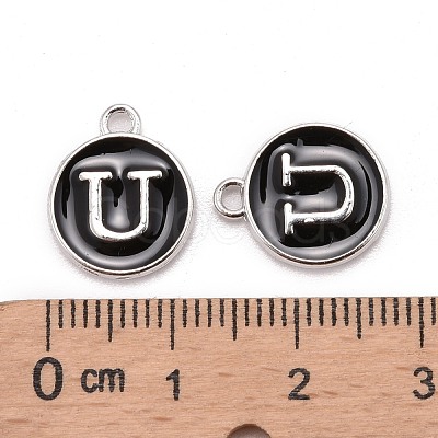 Platinum Plated Alloy Charms ENAM-S118-02U-P-1