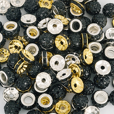 Pave Disco Ball Beads RB-TA0001-18A-1