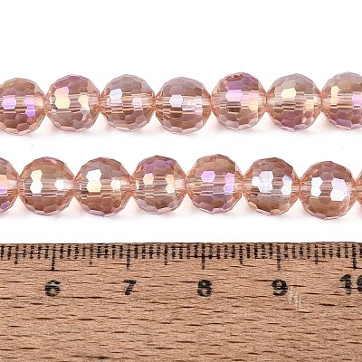 Transparent Glass Beads Strands GLAA-Q107-02A-03-1