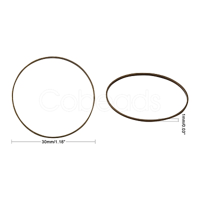 Brass Linking Rings EC18730mm-NFAB-1