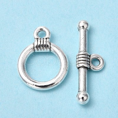Tibetan Style Alloy Toggle Clasps LF0034Y-NF-1