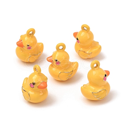 Alloy Enamel Pendants AL-CBAA1B9-02G-1