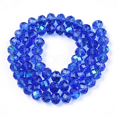 Electroplate Glass Beads Strands EGLA-A034-T10mm-L26-1