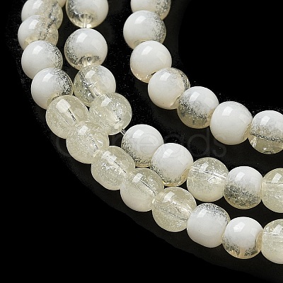 Crackle Glass Beads Strands GLAA-U001-4mm-11-1
