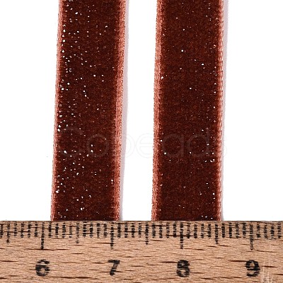 Glitter Sparkle Single Face Velvet Ribbon SRIB-Q023-01A-10-1