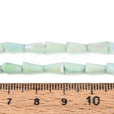 Anti-Tarnish Electroplate Glass Beads Strands GLAA-T025-27A-1