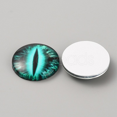 Luminous Self Adhesive Glass Eyes Cabochons DIY-WH0304-941C-29-1