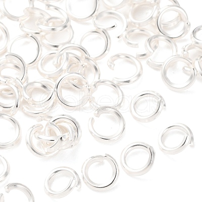 Brass Open Jump Rings KK-G604-08S-04-1