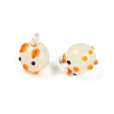 Handmade Lampwork Pendants LAMP-I029-11A-1