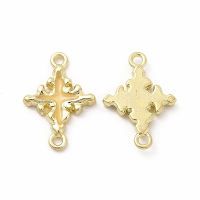 Rack Plating Alloy Enamel Connector Charms LS-FIND-G051-02LG-03-1