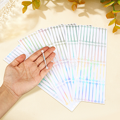 PVC Self-adhesive Stickers STIC-WH0003-60B-1