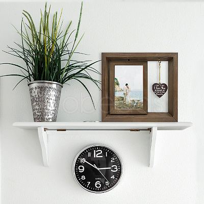 Double Sided Wooden Rotating Photo Frames with DIY Word Heart Charm DJEW-WH0076-006-1