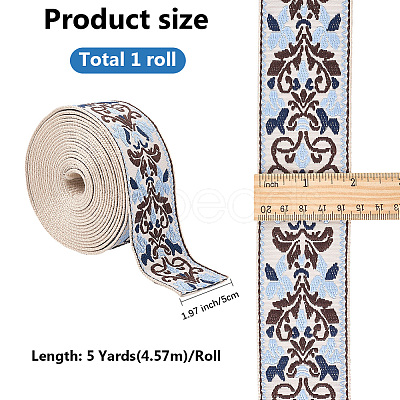 5 Yards Polyester Ribbons OCOR-GF0005-22A-1