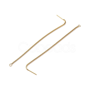 304 Stainless Steel Stud Earring Findings X-STAS-R164-05G-1