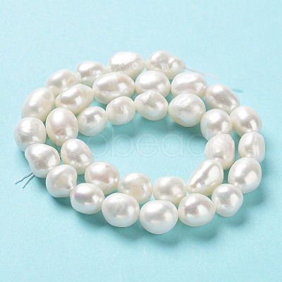Natural Cultured Freshwater Pearl Beads Strands PEAR-Z002-14-1