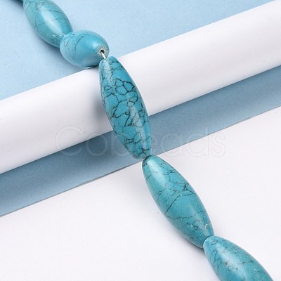 Synthetic Turquoise Beads Strands G-P469-07-1