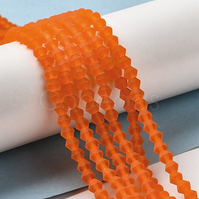 Imitate Austrian Crystal Frosted Glass Beads Strands EGLA-A039-T3mm-MD11-1