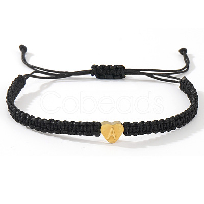 Stainless Steel Bead Braided Bead Bracelets AG0106-1-1