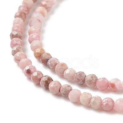 Natural Rhodonite Bead Strands G-A129-2mm-21-1