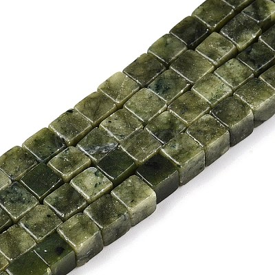 Natural TaiWan Jade Beads Strands G-T139-6x6-21A-1