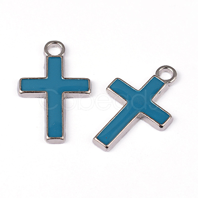 Alloy Enamel Pendants ENAM-P077-M-1