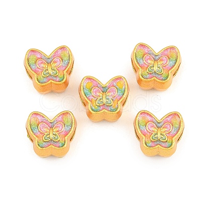 Alloy Enamel Beads ENAM-D318-01G-03-1