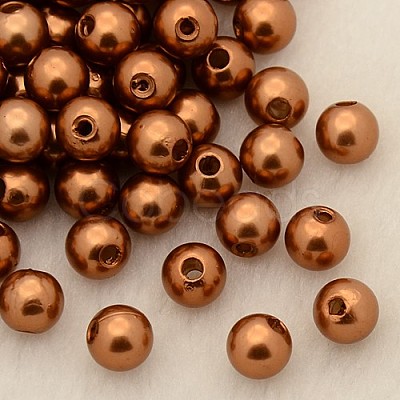 Imitation Pearl Acrylic Beads PL610-12-1