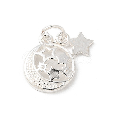 S925 Sterling Silver Pendant STER-H115-03D-S-1