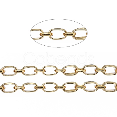 Handmade Brass Link Chains CHC-F013-04G-1