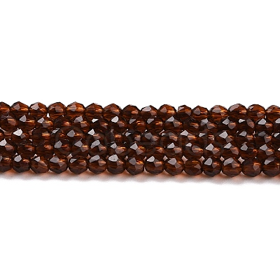 Transparent Glass Beads Strands GLAA-H021-03-01-1