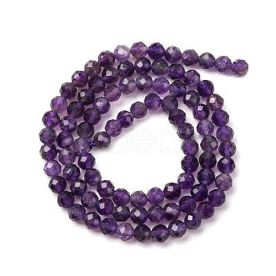 Natural Amethyst Beads Strands G-C226-B06-4mm-01-1