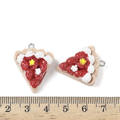 20Pcs Opaque Resin Pendants FIND-CJD0001-03-1