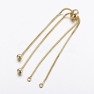 Brass Box Chain Bracelet Making KK-G291-01-NR-1