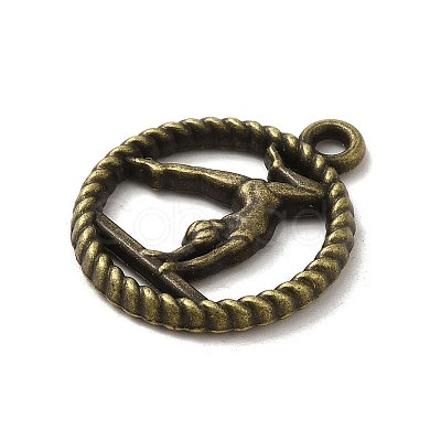 Tibetan Style Alloy Sport Pendants PALLOY-M217-41AB-1