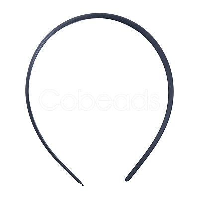 Plain Headwear Hair Accessories Plastic Hair Band Findings OHAR-S186-02-1-1