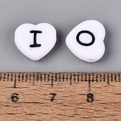 Opaque Acrylic Enamel Beads SACR-Q001-16A-C01-1